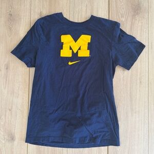 Kids Nike Michigan Navy Blue T-Shirt Shirt Size S